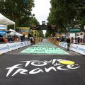 L'arrivo della tappa in corso Galileo Ferraris