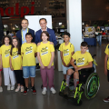 I bambini vincitori del concorso grafico sul Tour de France