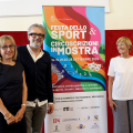 La Presidente della Circoscrizione 1 Cristina Savio,; l'Assessore allo Sport e Grandi Eventi , Domenico Carretta e Rosanna Purchia, Assessora alla Cultura