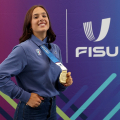 Elisa Fava, la snowboarder di Almese Medaglia d’Oro di Gigante Parallelo ai World University Games di Lake Placid, una dei tedofori che verranno coinvolti nel tour