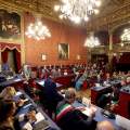 Palazzo Civico, sala Rossa: Cerimonia di consegna della targa di “Torino Città Presidenziale”