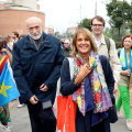 Carlo Petrini e Lella Costa