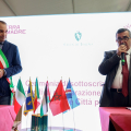 Il Sindaco Stefano Lo Russo con Anton Salman, sindaco di Betlemme - Palestina