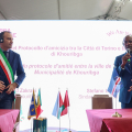Il Sindaco Stefano Lo Russo con Francisco Avelino Vieira de Carvalho, Sindaco di Praia - Capo Verde