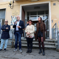 Inaugurato il murale sulla facciata della succursale del Liceo Artistico Cottini