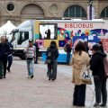 Il Bibliobus in piazza San Carlo