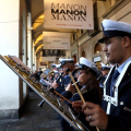 La Banda Musicale del Corpo di Polizia Municipale della Città di Torino apre l'inaugurazione di Luci d’artista