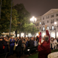 Piazza Carlo Felice, Giardino Sambuy, inaugurazione di Luci d’artista