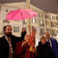 Piazza Carlo Felice, Giardino Sambuy, inaugurazione di Luci d’artista