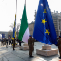 Cerimonia Alzabandiera - Piazza Castello