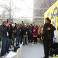 La ressa di fotografi per Bolelli  e Vavassori a Casa Tennis