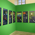 La mostra di racchette provenienti dal M.O.R. – Museo della Racchetta di Baldissero d’Alba