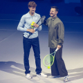 Alessandro Cattelan e Jannik Sinner