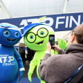 Le mascotte delle Nitto ATP Finals al Fan Village