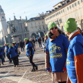 Con il flashmob “Finals in Frame” una gigantesca racchetta da tennis prende vita in piazza San Carlo