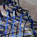 Con il flashmob “Finals in Frame” una gigantesca racchetta da tennis prende vita in piazza San Carlo
