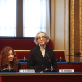 Egle De Maria, in rappresentanza delle realtà che stanno lavorando alla prossima riapertura della Casa Rifugio della Città per le donne vittime di violenza
