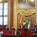 Sala Rossa: Cerimonia in occasione della Giornata internazionale per l'eliminazione della violenza contro le donne