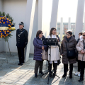 L'intervento di Laura Rodinò, sorella di Rosario, accompagnata dalle mamme degli operai morti