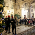 Un momento della festa a Palazzo Civico