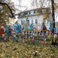 Il Presepe di Emanuele Luzzati ai giardini Cavour