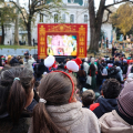 Torino, splende il Natale: il Presepe di Luzzati e il Teatrino di Natale animano Piazza Cavour