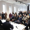 Un momento della conferenza stampa