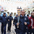 Il Sindaco Stefano Lo Russo con la Fiamma dei FISU Games