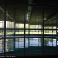 La vasca della piscina vista dalle tribune