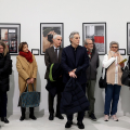 Un momento dell'inaugurazione del nuovo housing sociale di via Fiesole