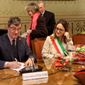 Carnevale 2025 al via: a Palazzo Civico l'investitura ufficiale di Gianduja e Giacometta