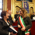 La vicesindaca Michela Favaro e Egea Haffner