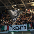 I Tifosi di Trento sugli spalti dell'Inalpi Arena