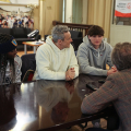 L'assessore Carretta riceve i due atleti del salto con l'asta Leonardo Scalon e Great Nnachi che si sono distinti ai Campionati Italiani Juniores e Promesse indoor 2025