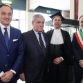 Alberto Cirio, Antonio Tajani, Stefano Corgnati, e Stefano Lo Russo