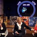 L'Assessora alla Cultura Rosanna Purchia con Rosanna Vaudetti e Maria Giovanna Elmi