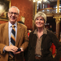 Hassan Khorzom con Evelina Christillin