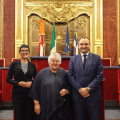 La Presidente del Consiglio Comunale Maria Grazia Grippo, Aleida Guevara March e il Sindaco Stefano Lo Russo