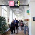 Luciana Littizzetto all’Anagrafe centrale di Torino testimonial della campagna per la donazione di organi