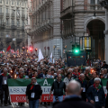 La fiaccolata dell’80° anniversario della Liberazione