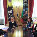 L’assessore Carretta ha incontrato Valentina Crivello, primatista mondiale giovanile di apnea