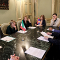 In Sala Musy l'Incontro tra l'Assessora Purchia, i Consiglieri Apollonio e Fissolo e la delegazione armena
