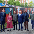 Le montagne dei Paesi Bassi - una nuova opera di street art al Palavela di Torino