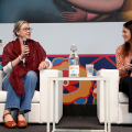 Caroline Darian con Annalena Benini