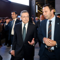 Mario Draghi e il Rettore Corgnati