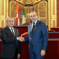 Il Sindaco Stefano Lo Russo e Ulugbek U. Rozukulov, Presidente UzAuto Motors