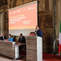 Al Castello del Valentino la Presidente del Parlamento Europeo Roberta Metsola