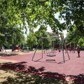 Parco di via Calabria: inaugurata la nuova area giochi, inclusiva e innovativa