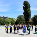 Parco di via Calabria: inaugurata la nuova area giochi, inclusiva e innovativa