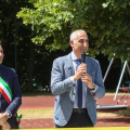 Il Sindaco Stefano Lo Russo e l'Assessore Francesco Tresso intervengono all'inaugurazione
